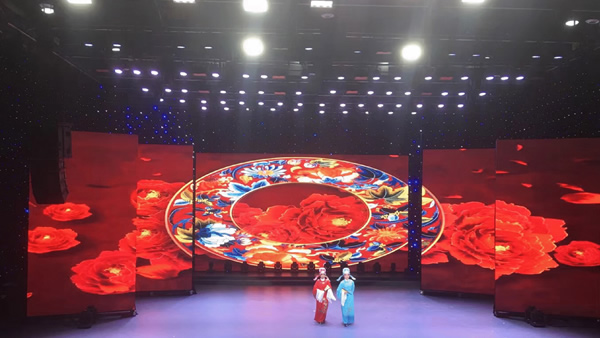 P3.9租賃LED顯示屏，湖南電視臺(tái)，中國